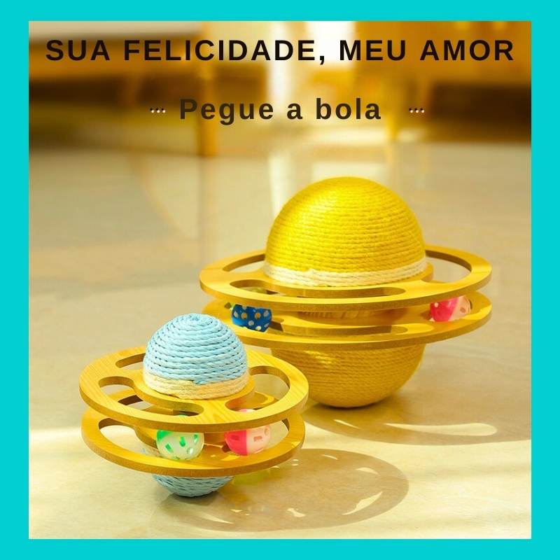 Brinquedo de Bola de Sisal - AsteróidePlay™