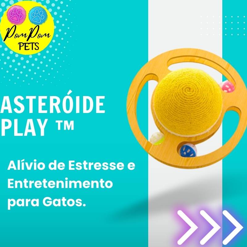 Brinquedo de Bola de Sisal - AsteróidePlay™