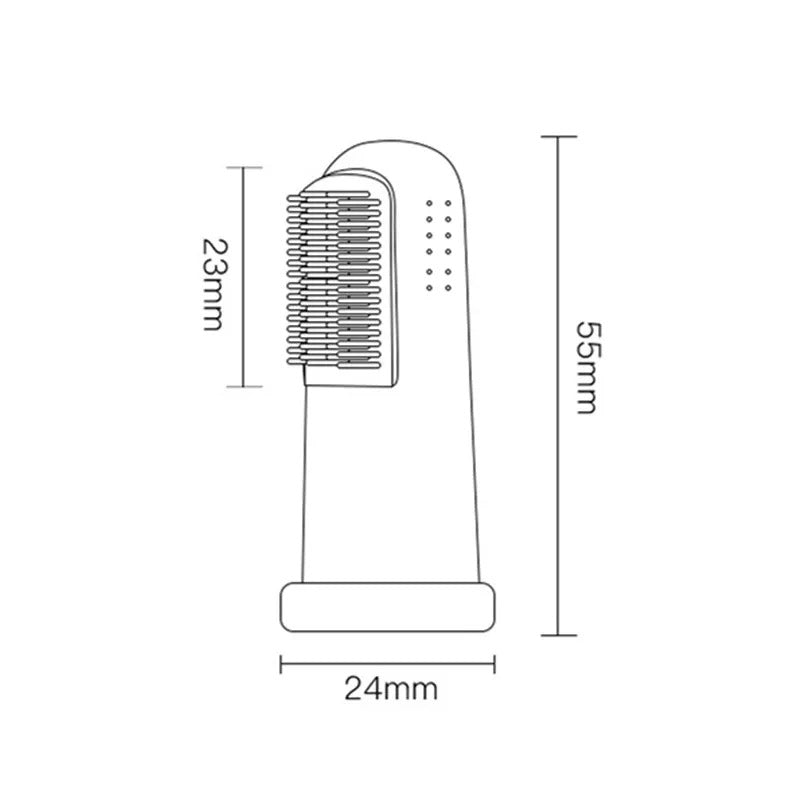 Escova de Dente Pet - 4 Unidades - Estoque Limitado